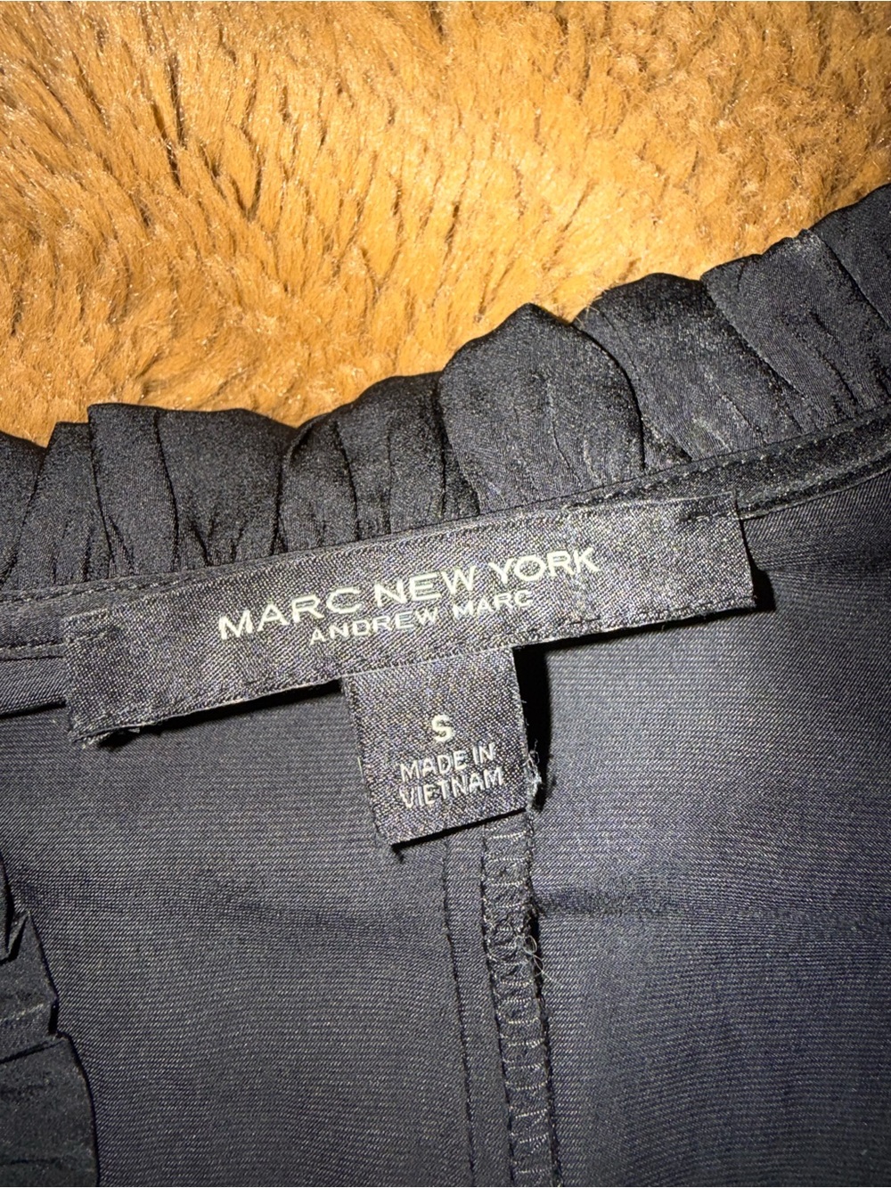 MARC NEW YORK women’s satin tie waist dress shirt